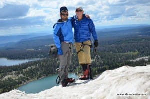 Alan and Jim on a Training Climb