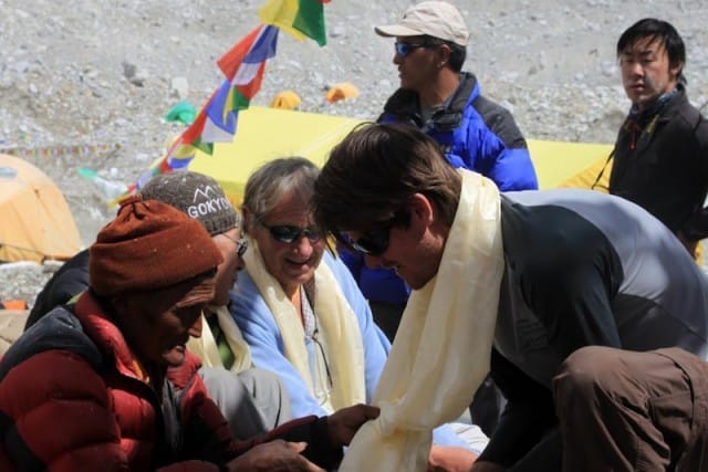 Henry Todd at puja
