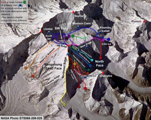 Everest Routes