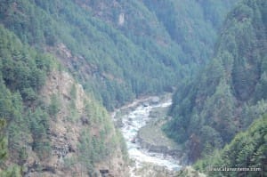 Dudh Kosi river