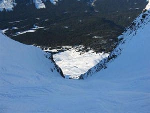 Christmas Chute on Alyeska.