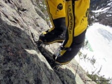 Working on crampons on rock skills