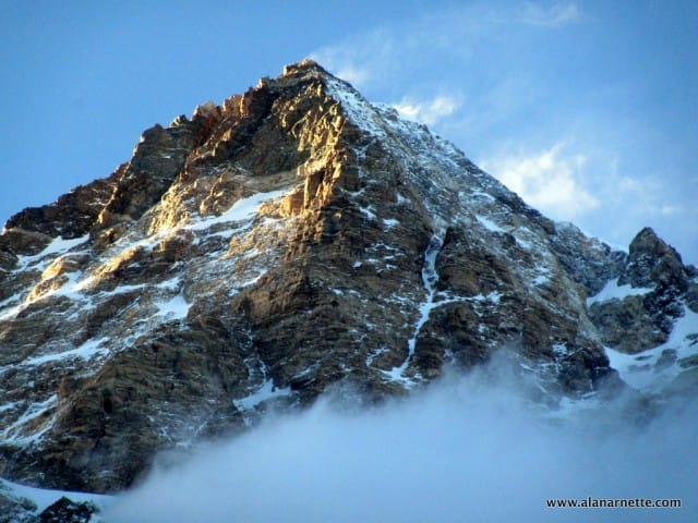 K2 at sunset July 20 2014