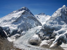Everest as seen from Pumori Camp 2