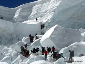 Upper icefall