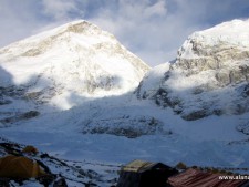 Khumbu Icefall from Everest Base Camp