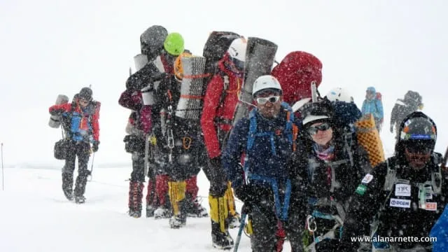 Western Cwm just before earthquake