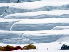 Camp 1 at 19,500' in the Western Cwm