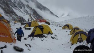 K2 Base Camp Avalanche