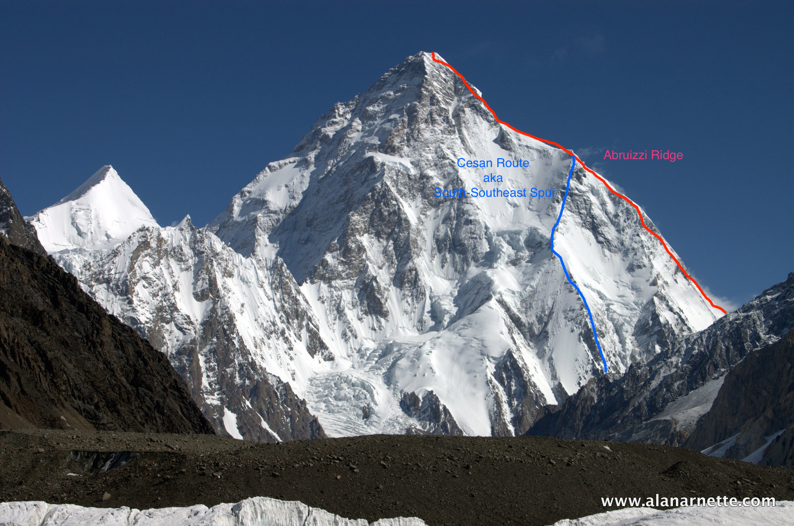 K2 routes