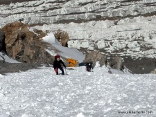 Climbing to Camp 1 on Broad Peak in 2006