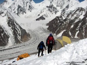Camp 2 on Broad Peak in 2006