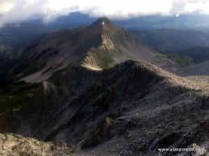 Daily Peak in the distance