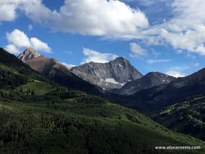 Capitol Peak from the trail head about 6 miles away