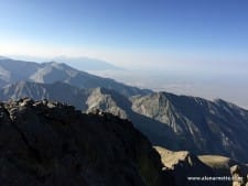 The Great Sand Dunes from Crestone Peak