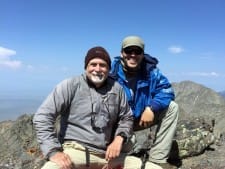 Alan and Andy on the summit of Crestone Needle