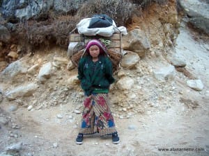 Porters in Nepal. People like me could not do what I do without your strength, and commitment. Thank you.