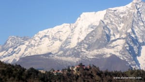 Tengboche Monastery from afar