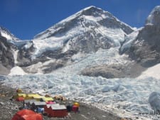 Khumbu Icefall from EBCKhumbu Icefall from EBC