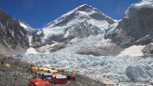 Khumbu Icefall from EBCKhumbu Icefall from EBC
