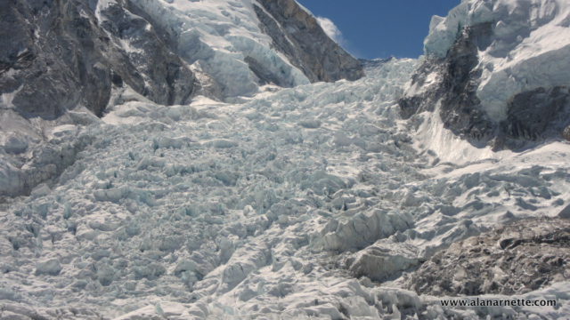 Khumbu Ice Fall from EBC