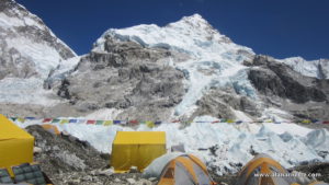 Nuptse from my Everest 2016 Base Camp Tent