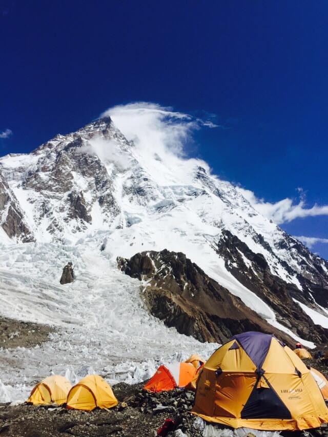 K2 summit winds July 13, 2016. Courtsey of Dawa Sherpa Seven Summits Treks