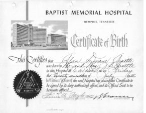 Alan Birth Certificate