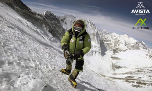 Alex Txikon on Lhotse Face