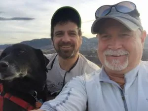 Jim Davidson and Alan Arnette and JakeJim Davidson and Alan Arnette and Jake