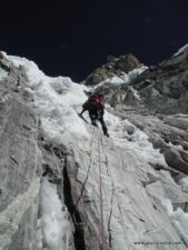 Climbing the Yellow Tower on Ama Dablam in 2000
