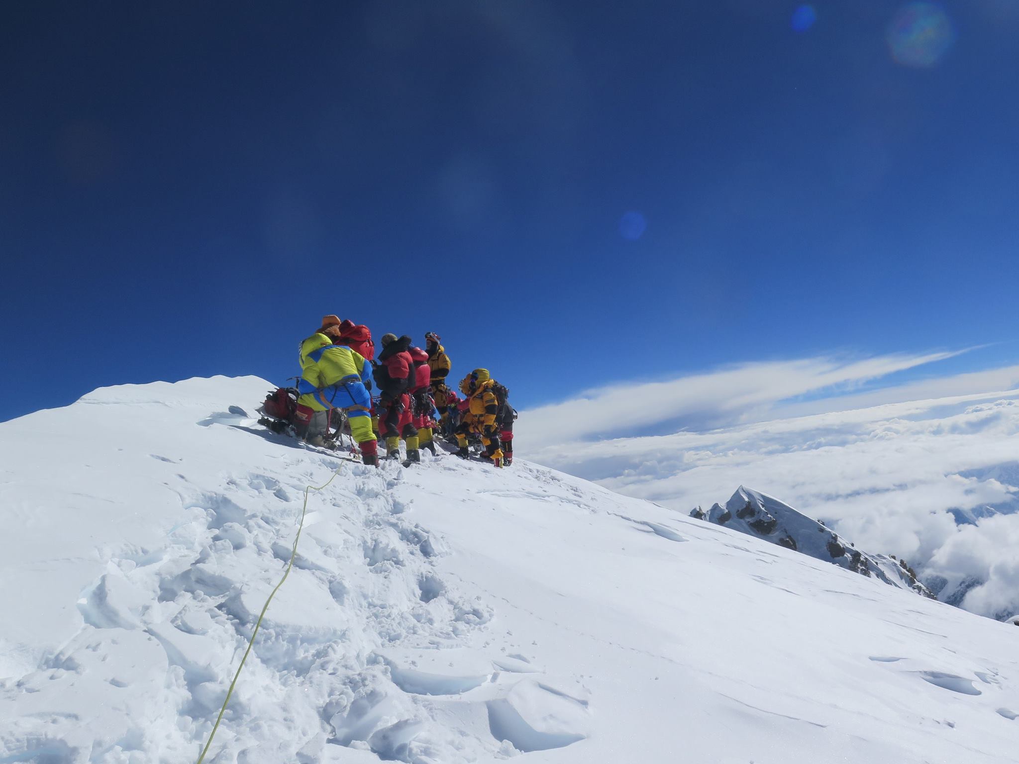 Mingma Gyalje Sherpa on K2 in 2017