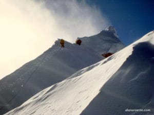 Phurba Tashi Sherpa, Himex Sidar, fixing route to Manaslu summit in 2013