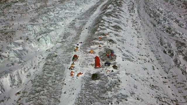 K2 Winter base camp 2018
