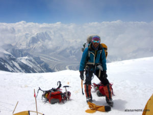 Kami Rita Sherpa on K2 in2014 by Alan Arnette 