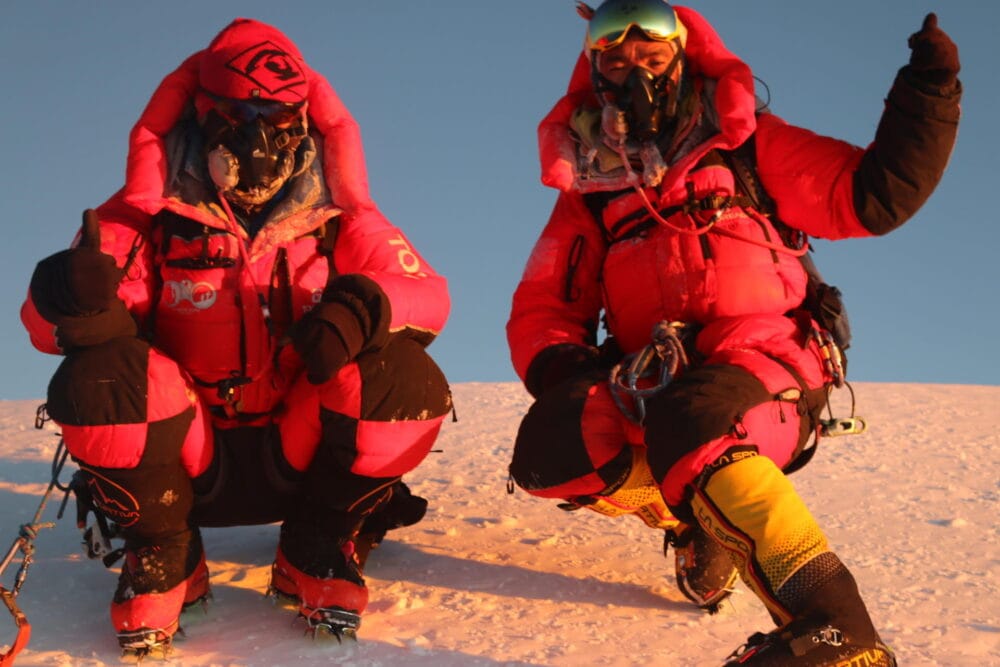 Mingma G on K2 Summit