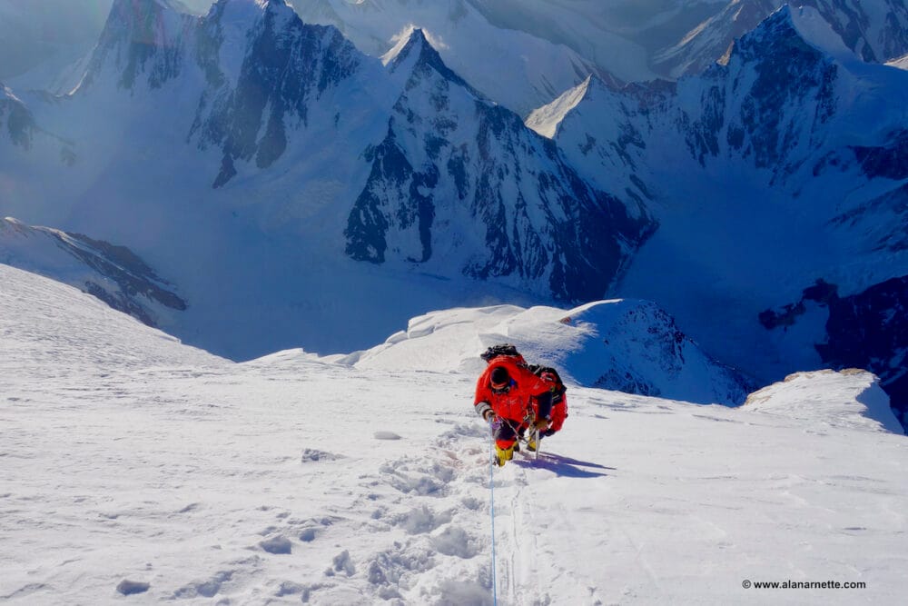 Approaching K2 Summit 2014 © www.alanarnette.com