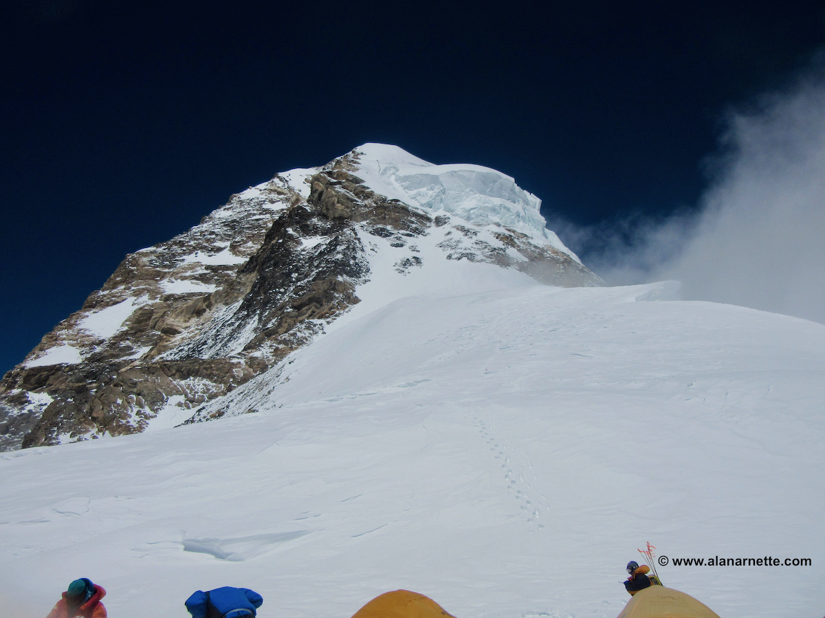 View from Traditional Camp 4 on K2.