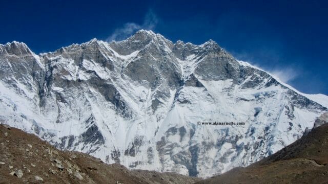 Lhotse South Face taken by Alan Arnette in 2019