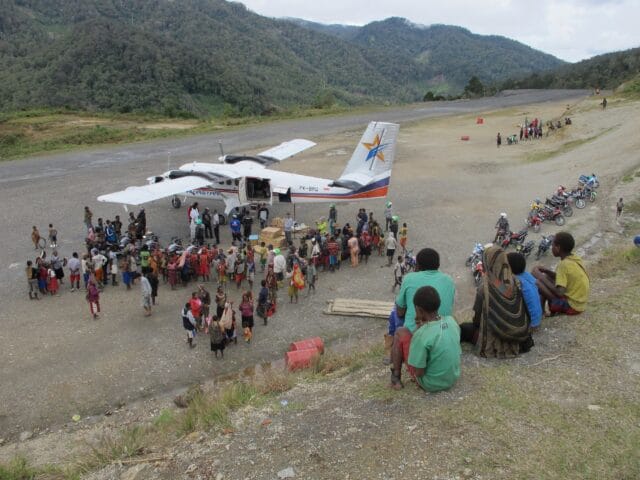 Locals at Bilogia West Papua New Guinea for Carstensz Pyramid