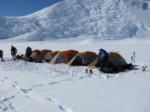 Tents at Vinson Base Camp