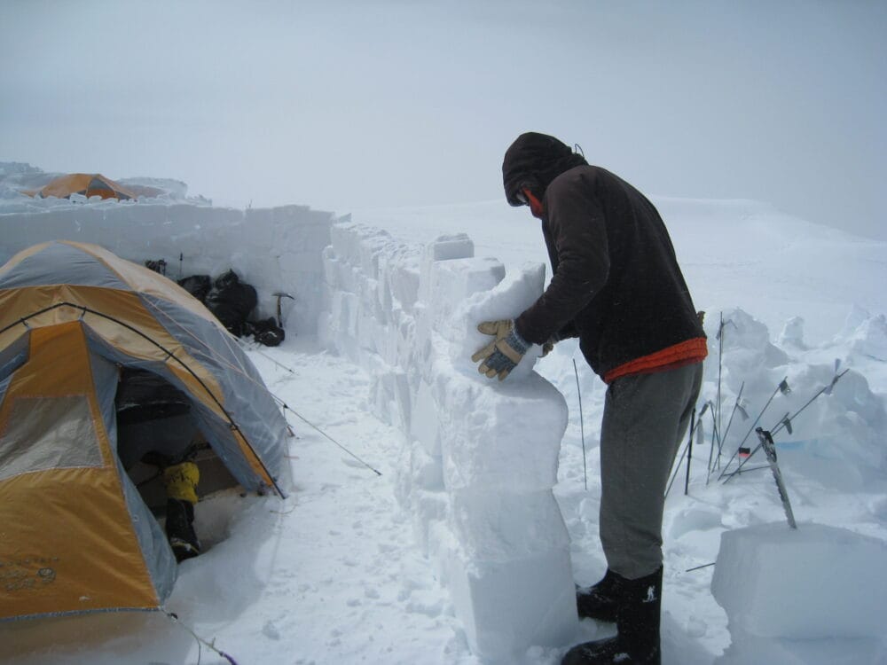 Building Snow Walls on Denali