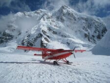 Flying to the Glacier on Denali