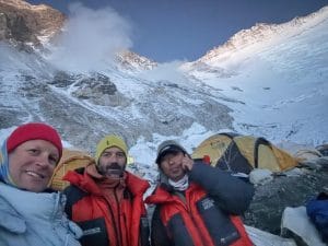 Madison Mountaineering at Camp 2 on May 18, 2025
