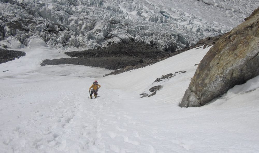 K2- climbing between ABC and C1