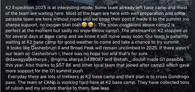 Imagine Nepal K2 Update