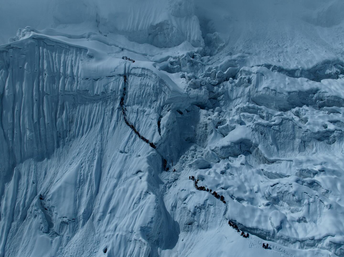 First wave of Summit push on Mt. Manalsu Courtesy of @imaginenepal