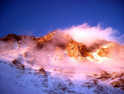 Clouds over Everest