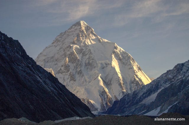 K2 from Concordia 2014 by Alan Arnette